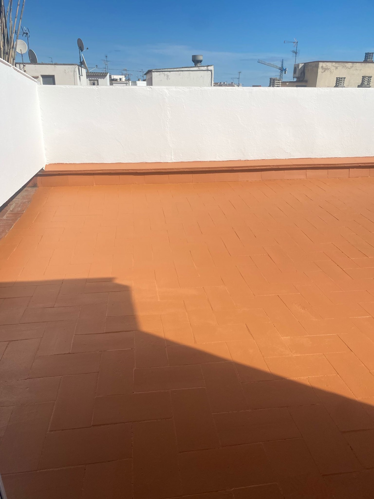 Después de impermeabilización de terraza